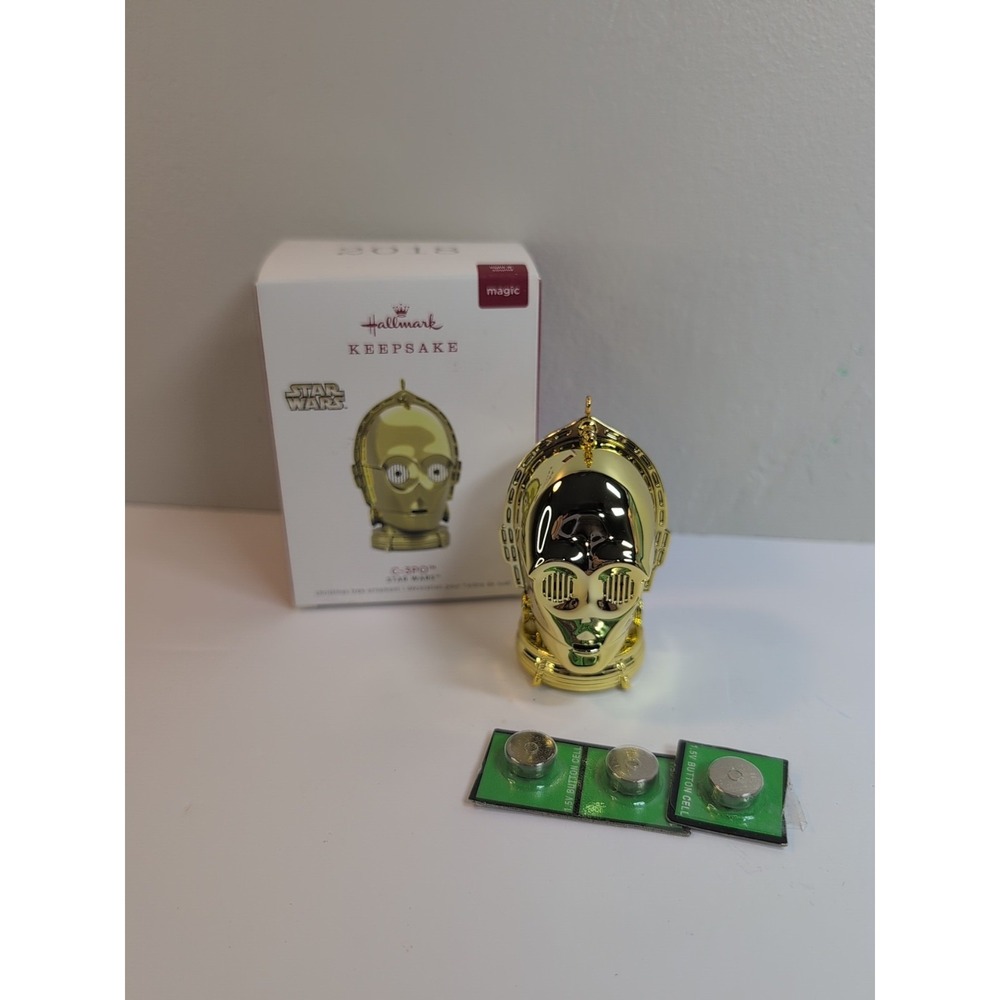 Hallmark 2018 Star Wars C-3PO Keepsake Ornament  with Light and Sound New in Box